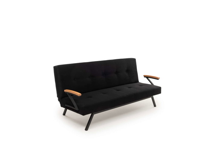 Atelier Del Sofa Zven Sofá-Cama de 3 Plazas Negro Atelier Del Sofa Zven Sofá-Cama de 3 Plazas Negro